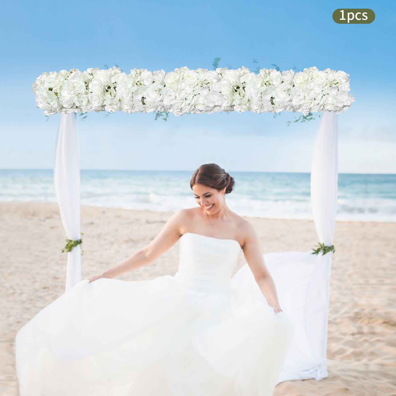 Artificial Flowers Artificial Silk Flowers Row 100*25cm for Home Party Wedding
