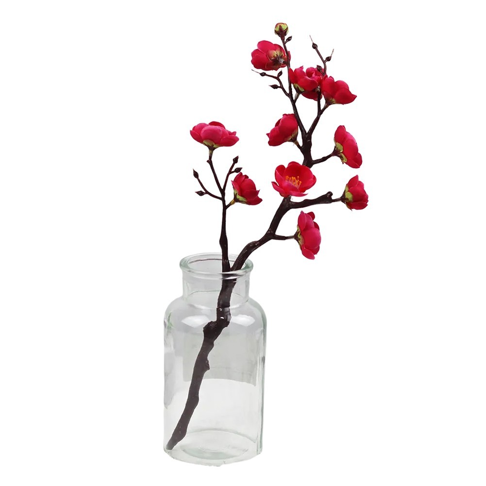 Fake Flower Arrangement Plum Blossom Bouquet Sustainable Choice Vibrant Colors
