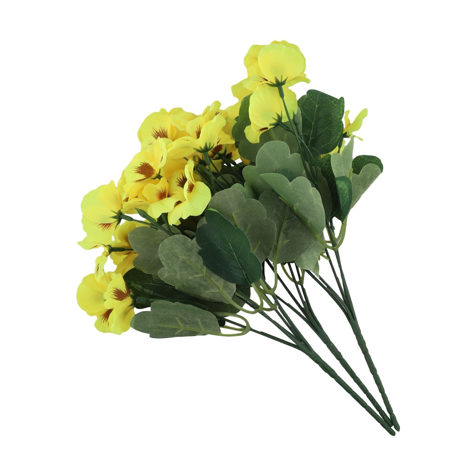 Artificial Pansy Flowers 3pcs for Vibrant For Indoor and Outdoor Decor