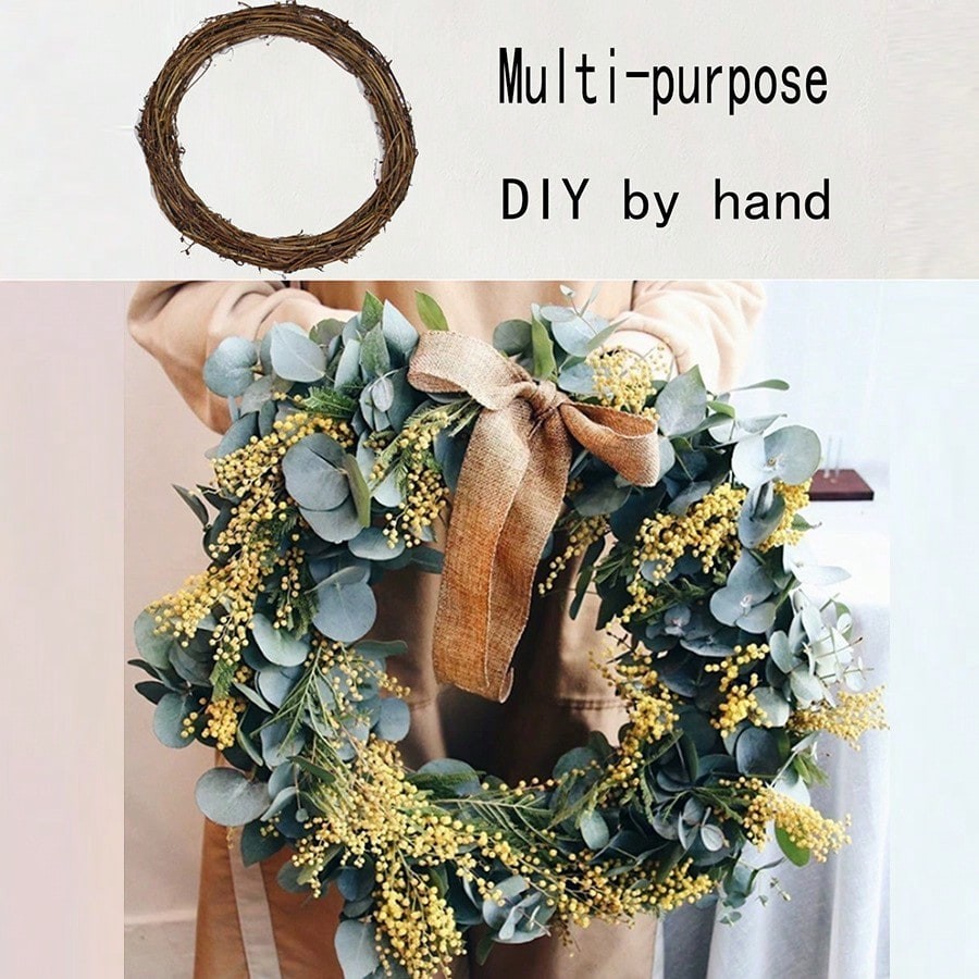 NEW 5 Pcs Natural Vine Wreath Frame, Grape Vine Strips for DIY Handmade Weaving