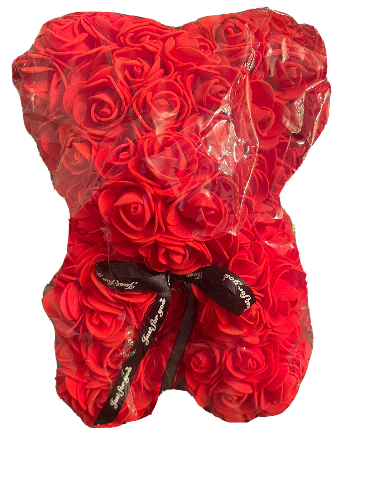 Rose Flower Teddy Bear Gift for Birthday Valentine Wedding Party Kids Love