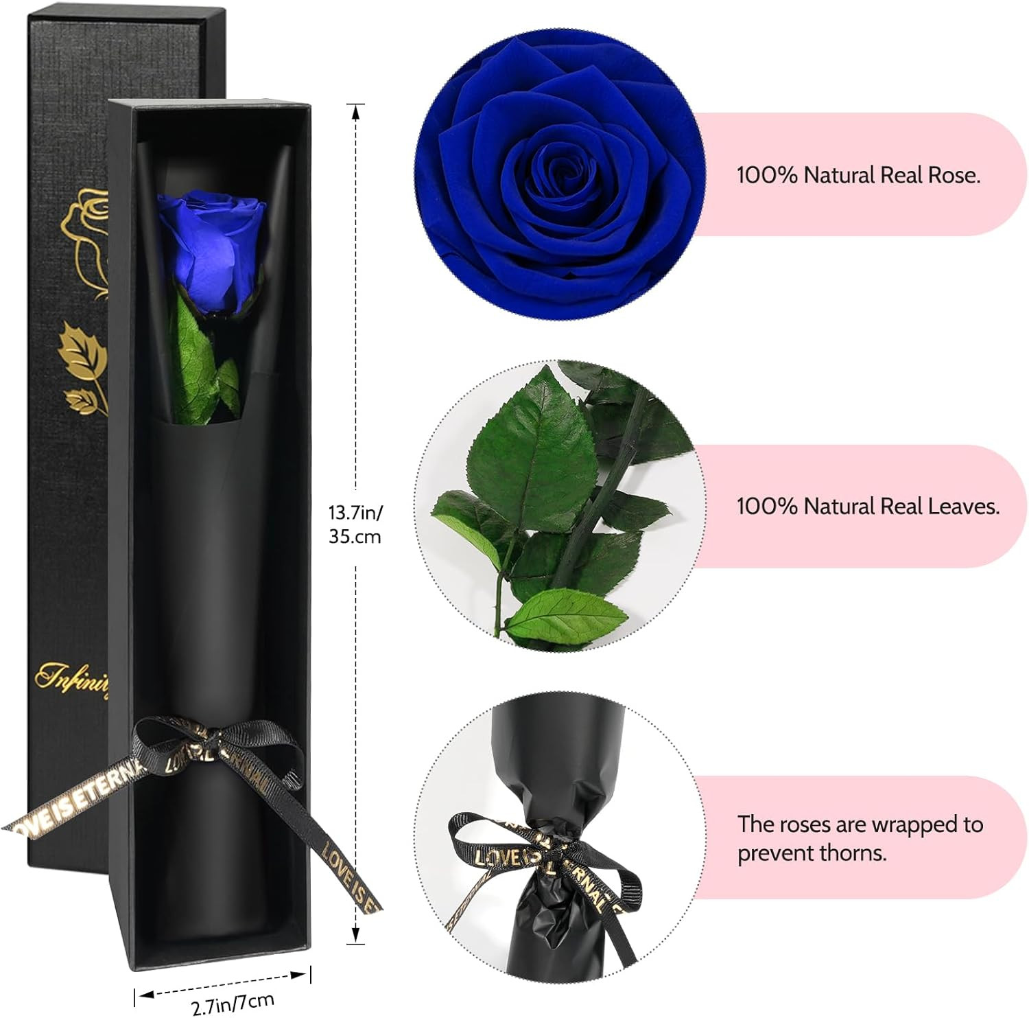 Preserved Flowers Rose Gifts for Women, Mothers Day Rose Flowers Gifts for Mom,