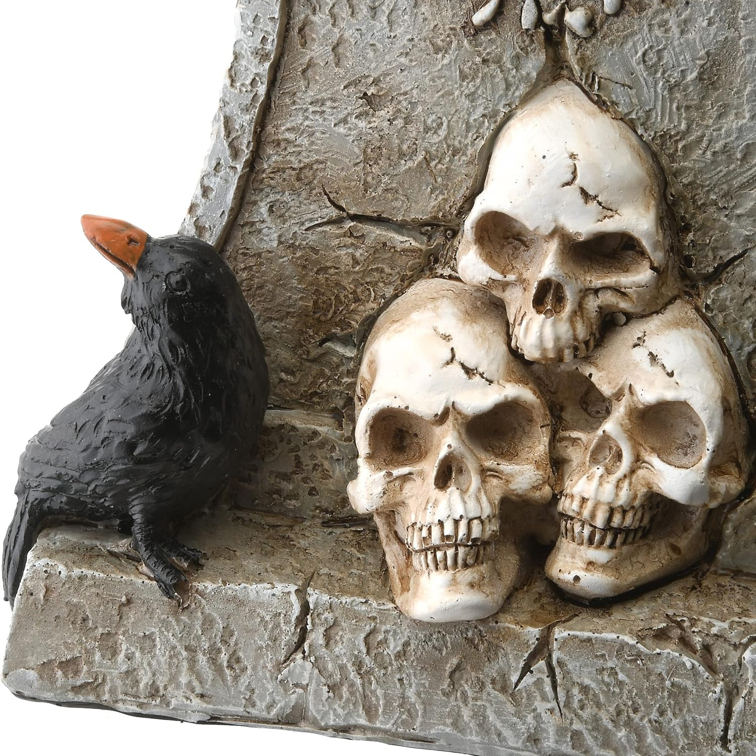 National Tree Company Skeleton behind a Tombstone Decoration, Halloween Collecti