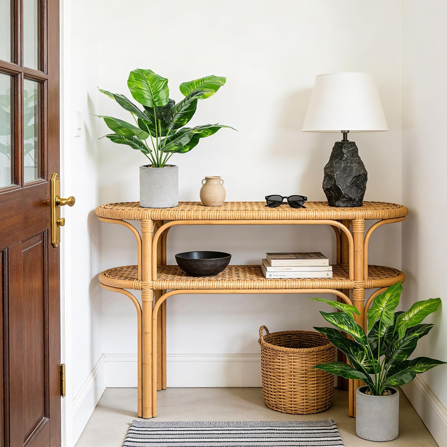 Versatile 16″ Faux Indoor Plants – Eco-Friendly Decor for Home & Office