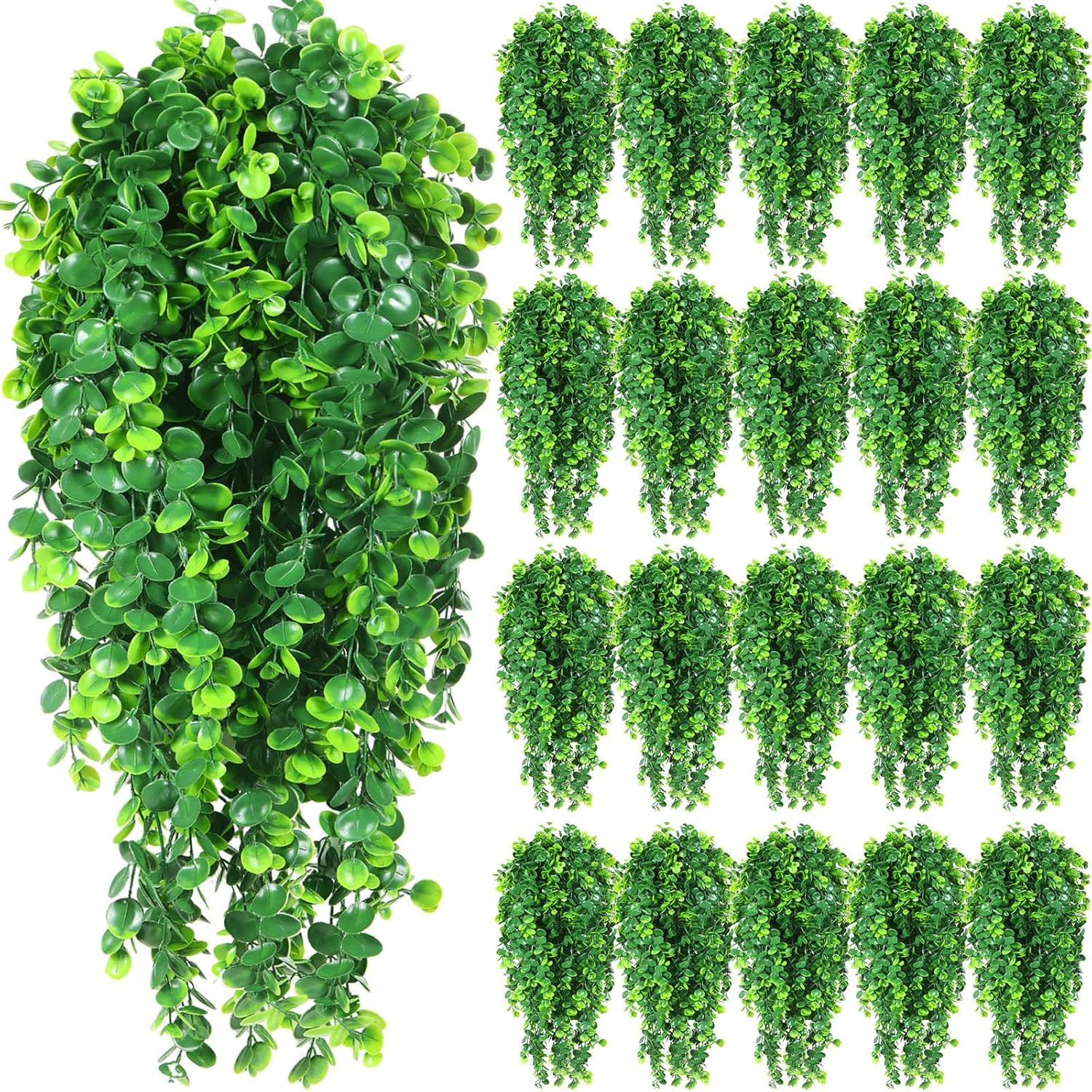 24 Pcs Artificial Ivy Vines – Lush Greenery for Indoor & Outdoor Decor