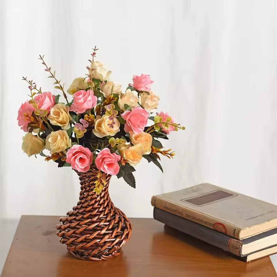 3pcs Silk Peony Artificial Fake Flowers Home Wedding Party Decor