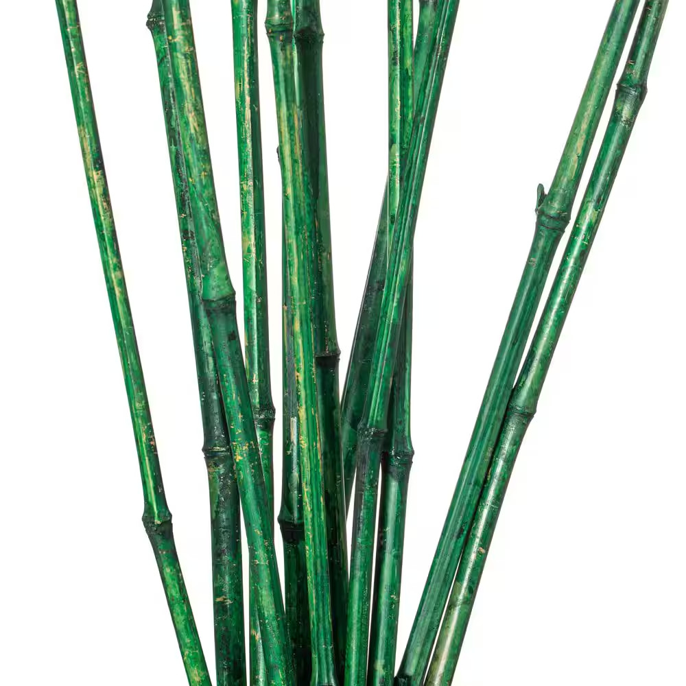 43 In. Set of 12 Bamboo Stick Fillers Natural Decorative Artificial Plant Stems