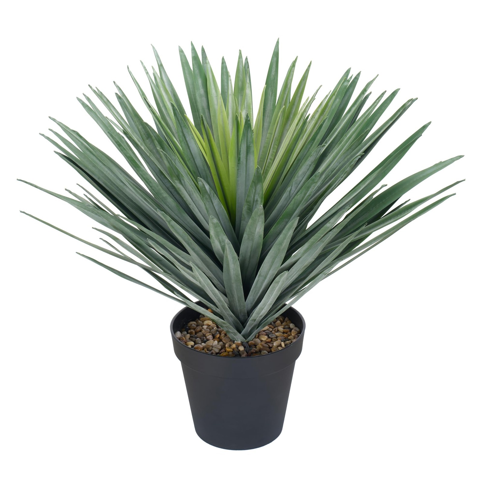 27 Inches Artificial Agave Plant for Indoor & Outdoor – Large Fake Agave Plan…