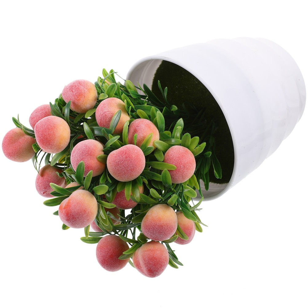 Fake Bonsai Faux Plants for Indoors Artificial Small Tree with Pot