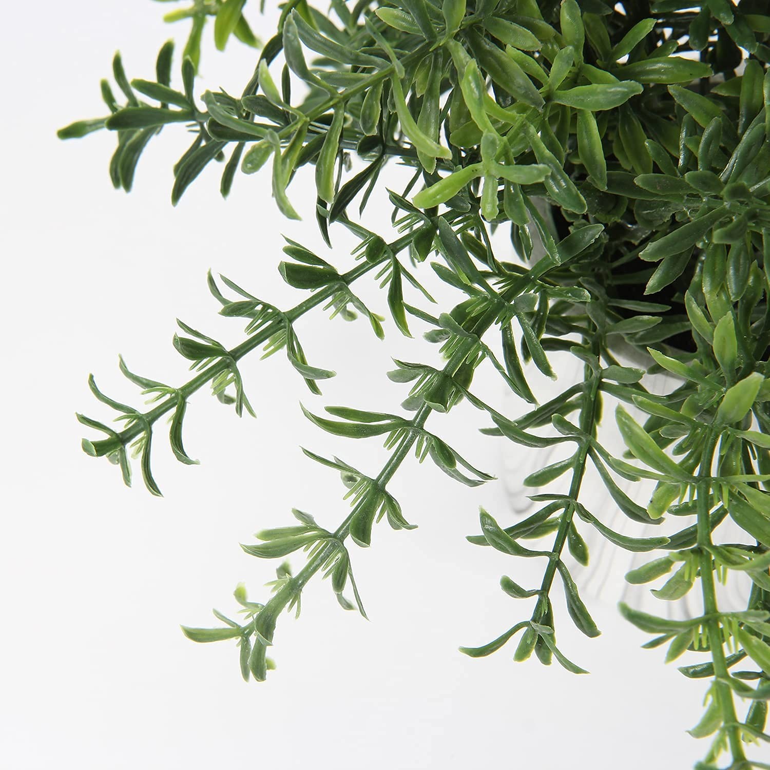 Faux Plants Indoor Artificial Mini Potted Plastic Eucalyptus Table Decor