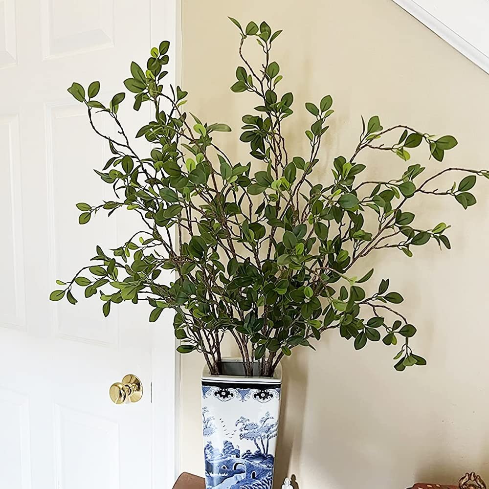 3PCS ARTIFICIAL BRANCHES PLANTS GREENERY STEMS FAUX BRANCHES FOR VASE PLANT ARTI