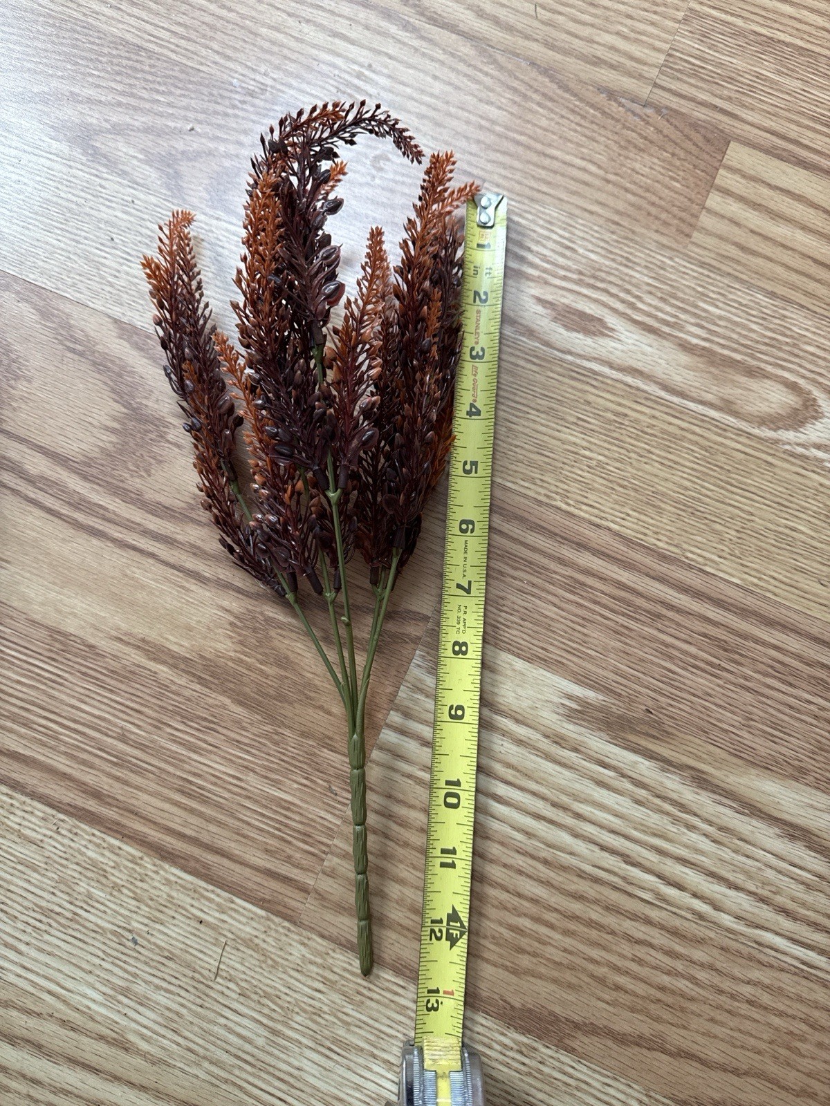 10pc Fall Faux Floral Stems – Orange/Brown Rustic Autumn Decor