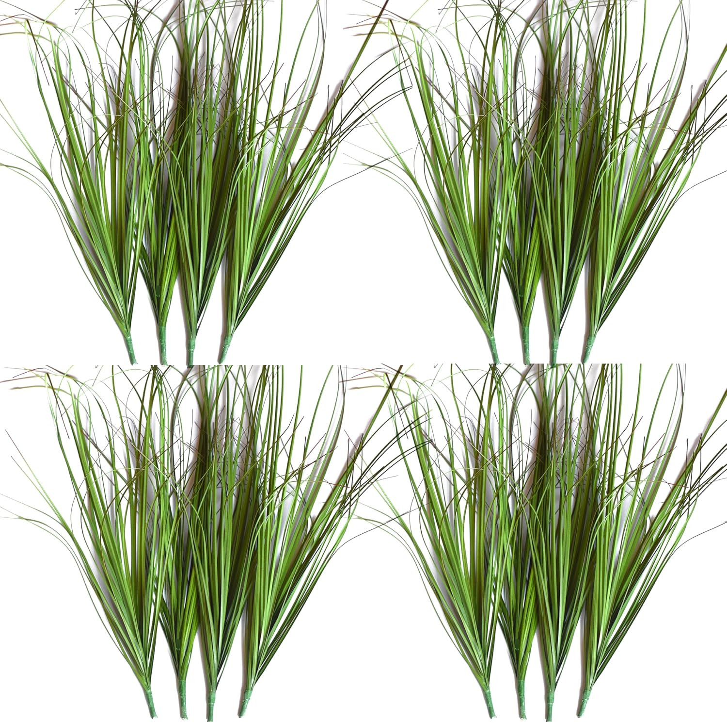 16PCS Artificial Plants, Wheat Grass Greenery Stems, Fake Tall Grass for Home De