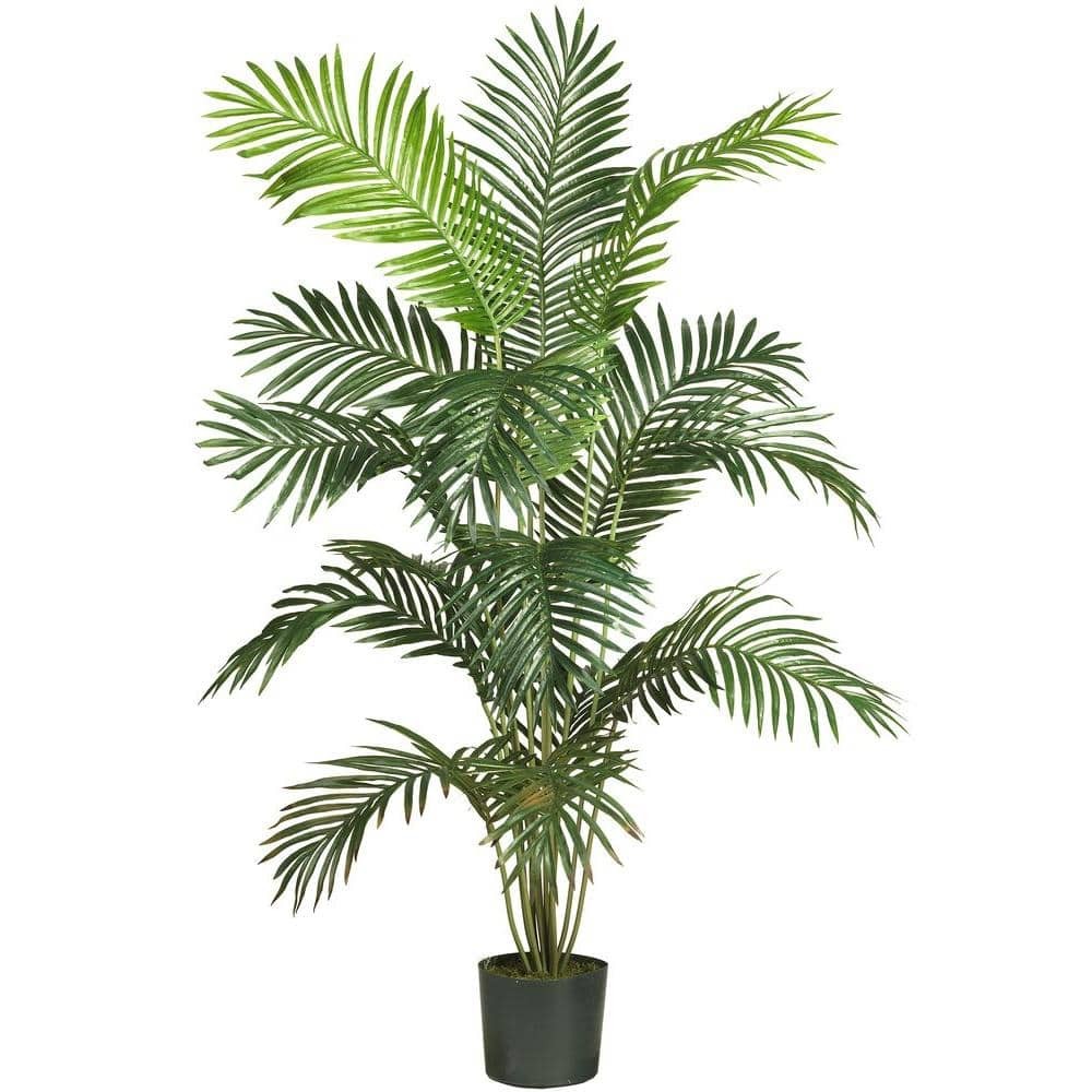 Paradise Palm Artificial Tree Home Decoration Realistic Trunk New Indoor 6 Ft.