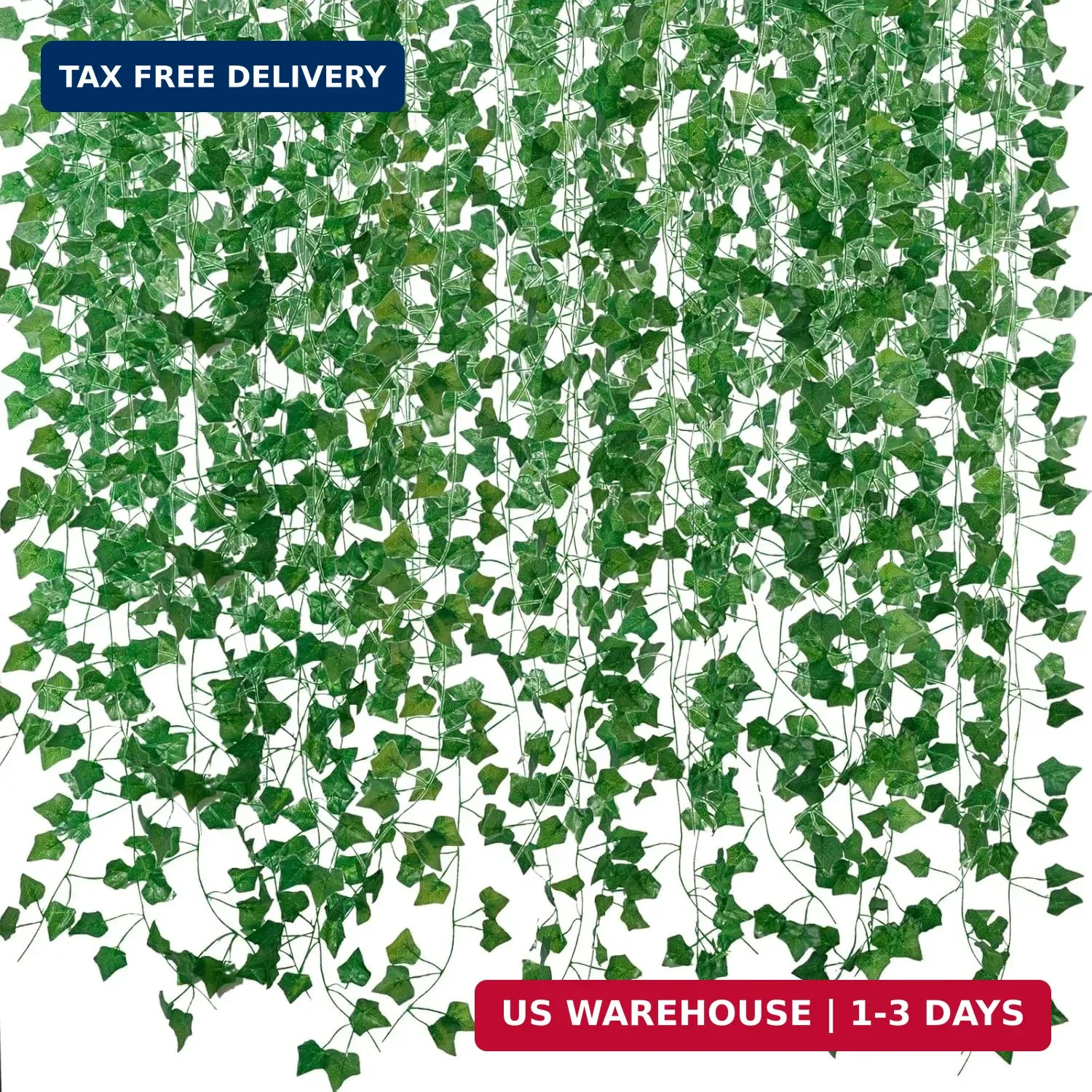 Fake Vines for Room Decor(24Pack168Ft) Aesthetic Artificial Plant Ivy Leaves Han
