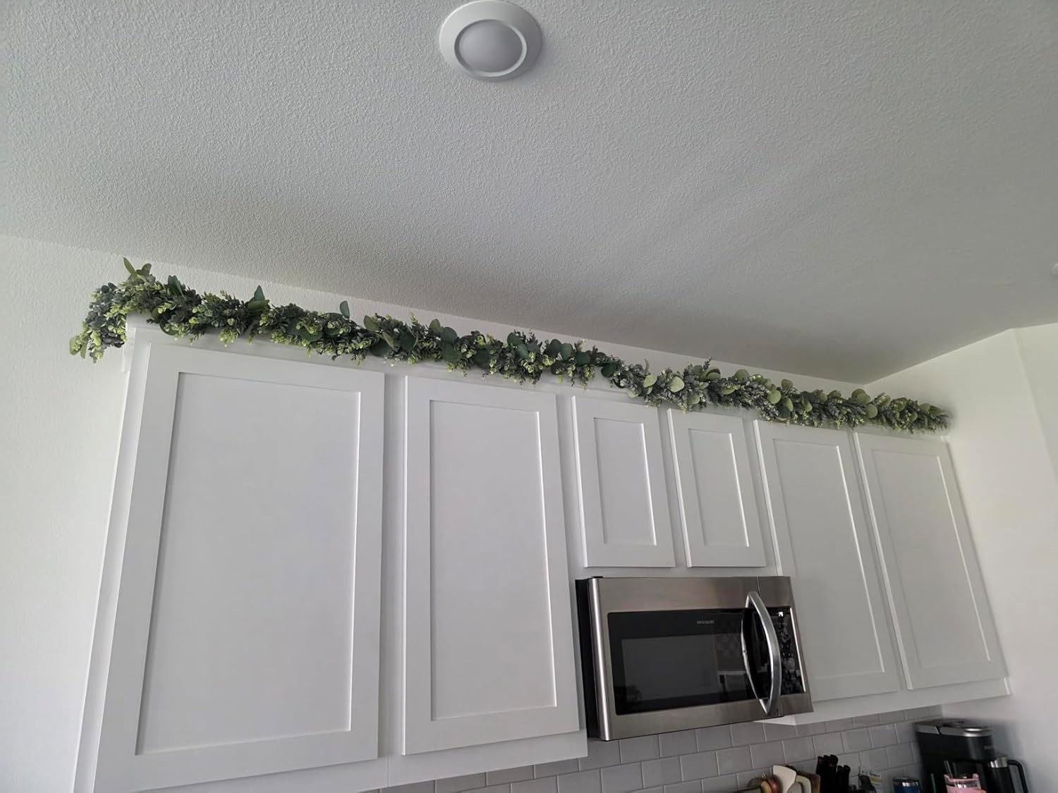 FLORLAB 6.2 Ft Long Faux Eucalyptus Greenery – Wedding Arch Summer Decor – Lambs
