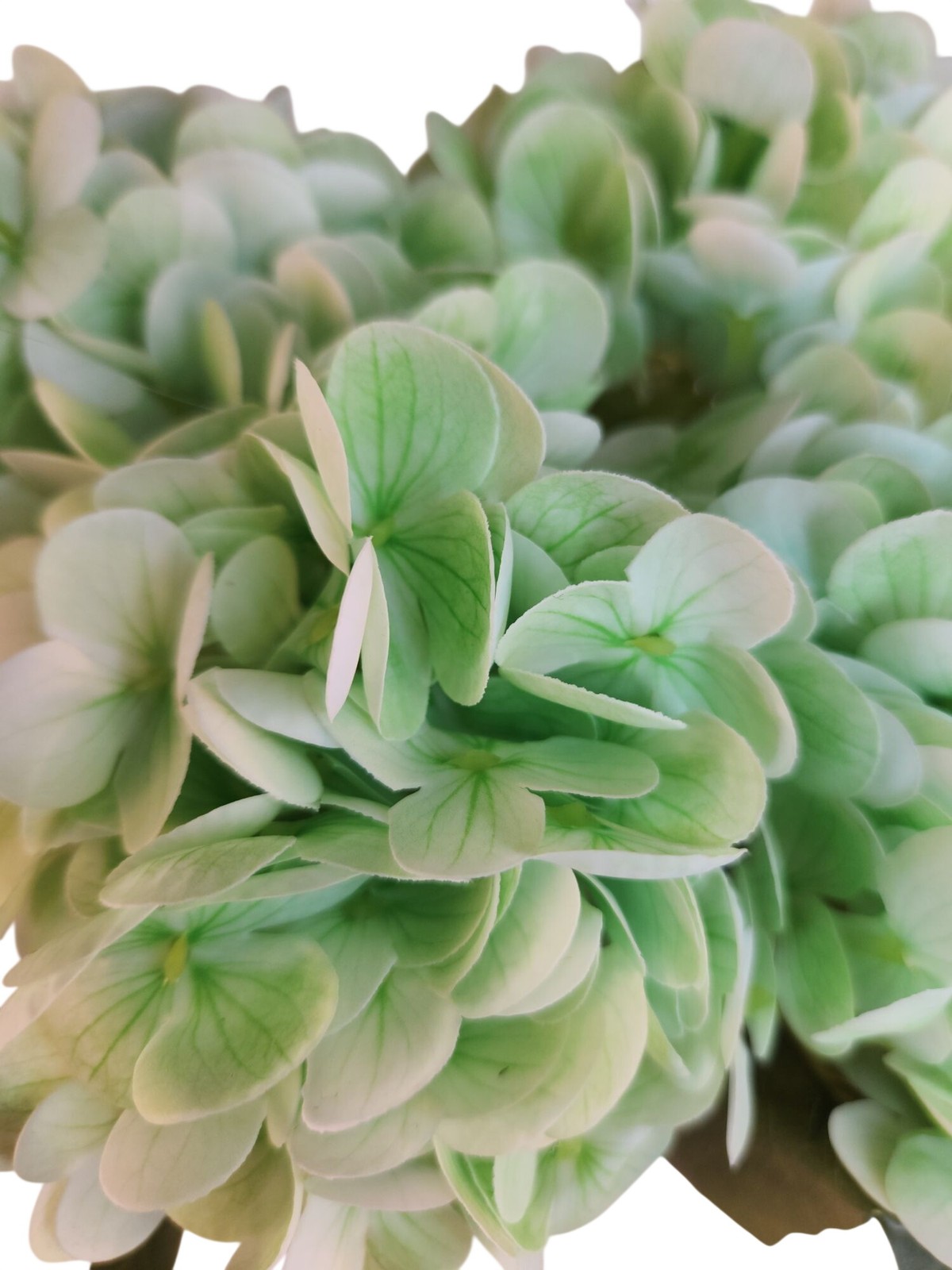 Light Green Hydrangea Stem Artificial Silk Flower Spring Wedding Decor