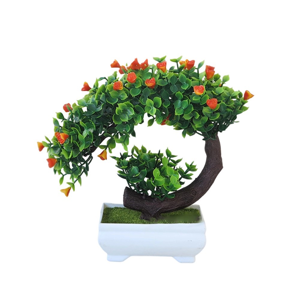 Realistic Artificial Bonsai Tree for Home Office Decor Easy Care Indoor Plant