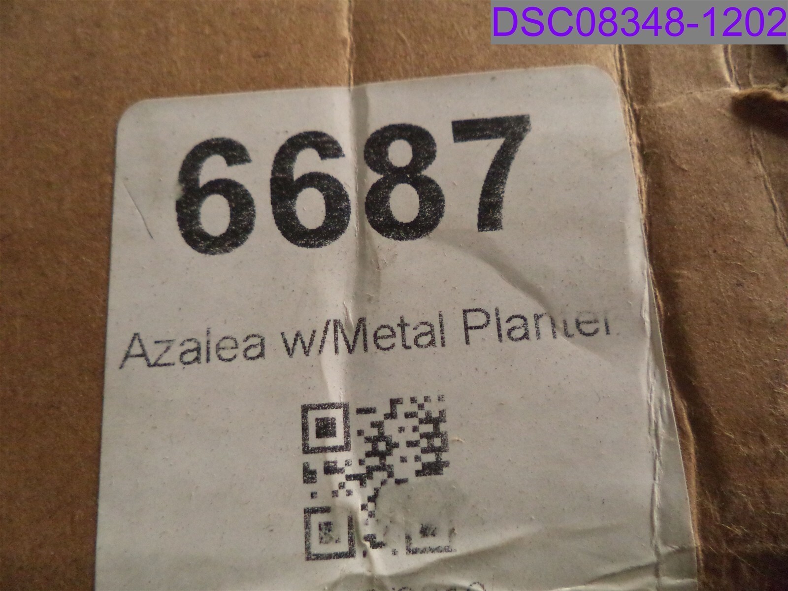 Nearly Natural 6687 Azalea with Metal Planter Silk Plant