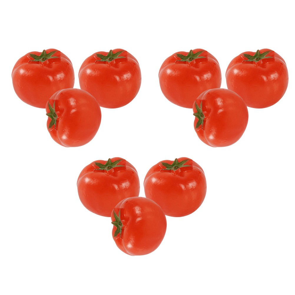 9PCS Simulated Cherry Tomatoes: Artificial Fruit Model For Kitchen Decoration