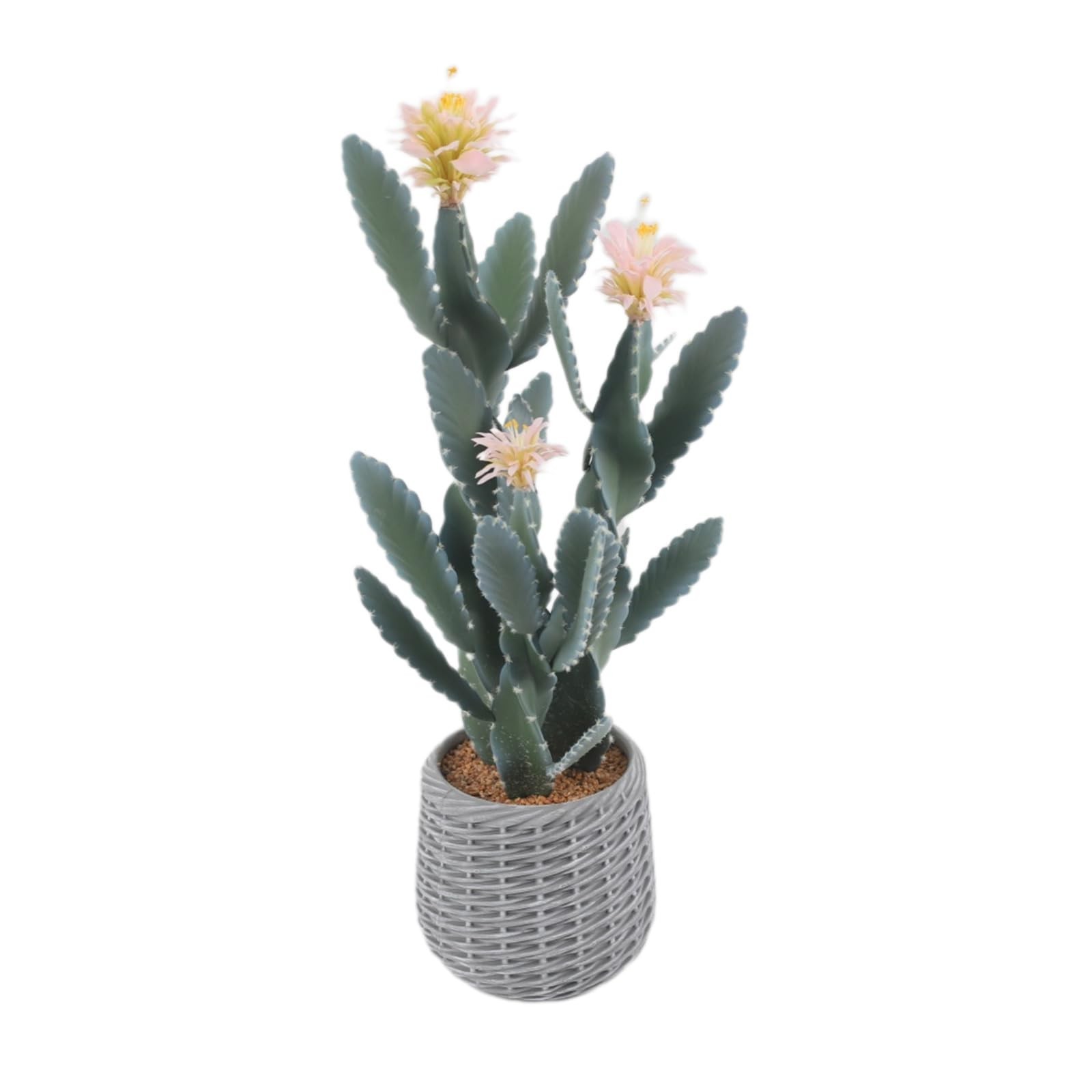 36 Inch Artificial Potted Cactus, Large Fake Cactus Plant