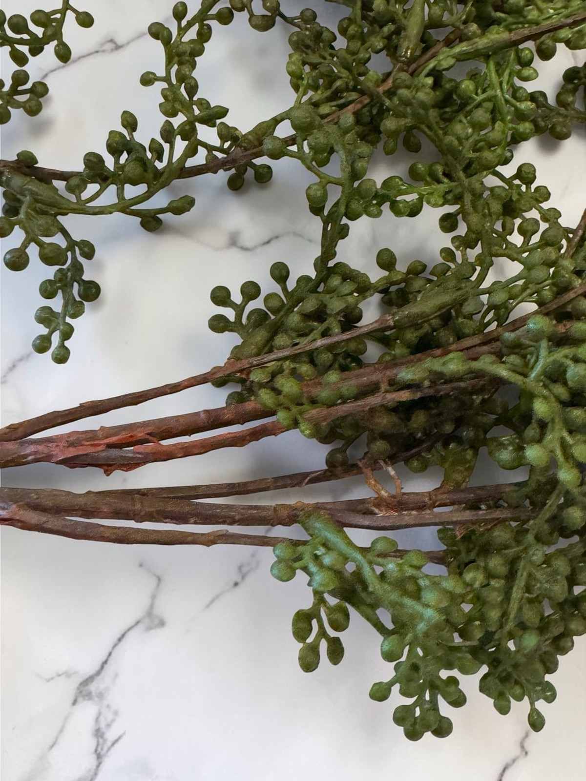 Threshold Set 3 Faux Trailing Green Stems 28″ Greenery String of Pearls Branches