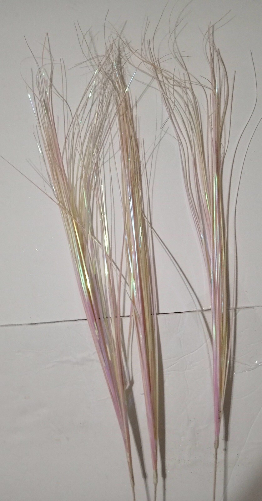 Artificial Decorative ￼ Sequence￼ ￼Stems Floral Vase Decor Silver Pastel Colors￼