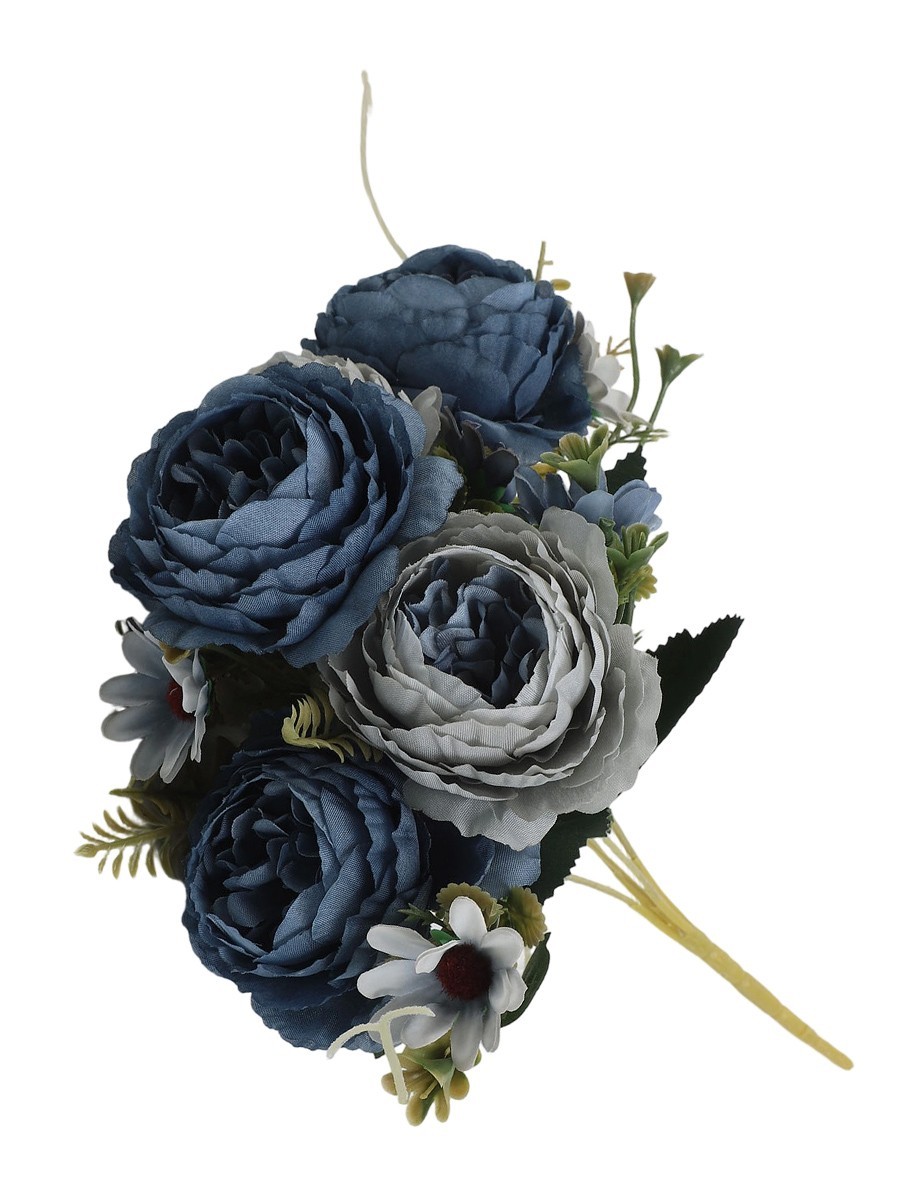 Elegant Faux Floral Bouquet Peony Rose Arrangement for Stylish Centerpieces