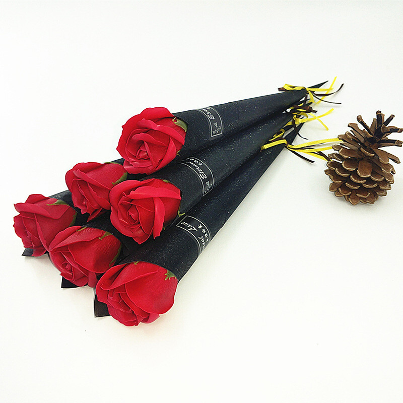 Artificial Flowers Silk Roses Thanksgiving Day Bouquet Gift Party Home Wedding
