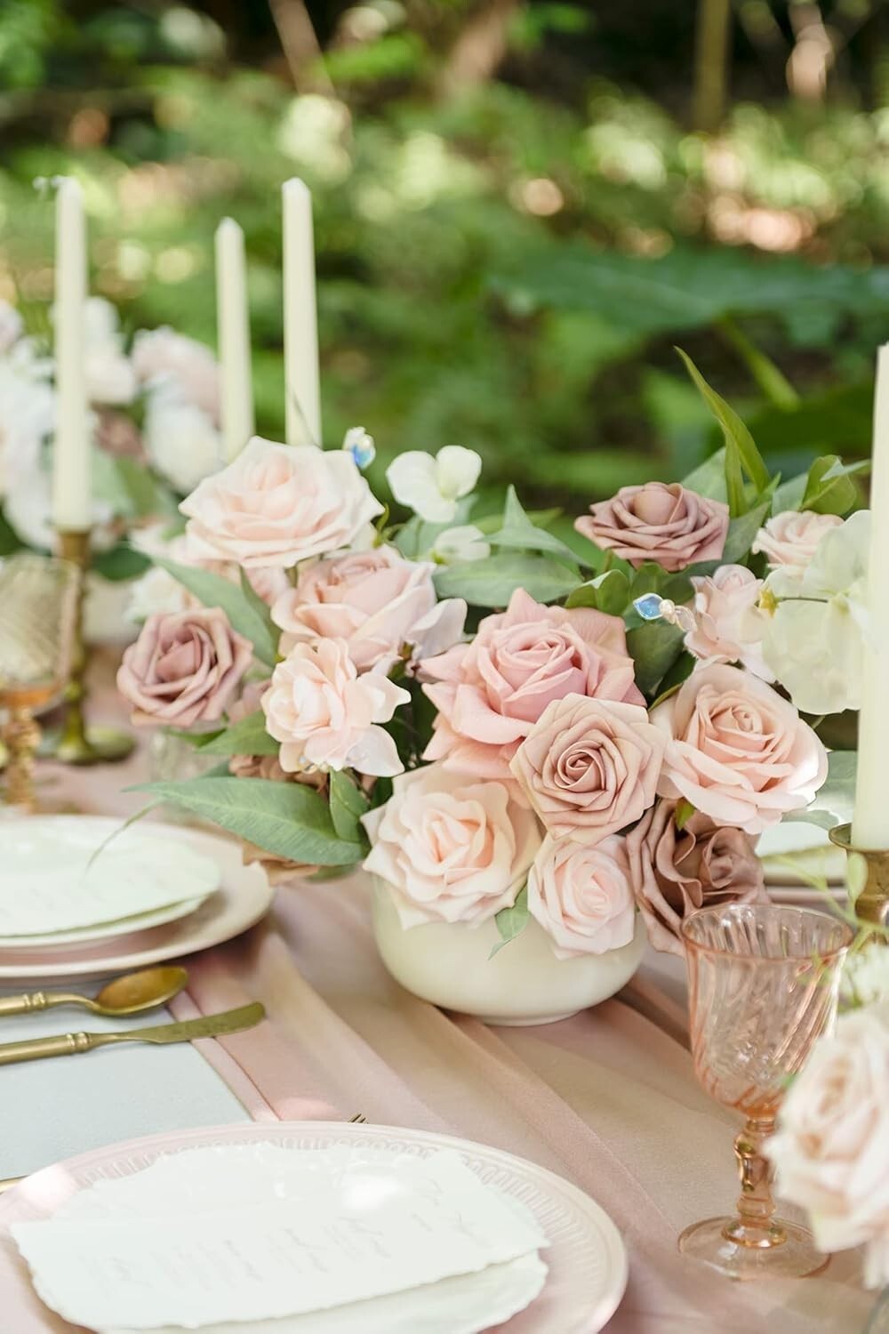 Grand Combo Box of Dusty Rose Artificial Flowers for Elegant Floral Arrangements
