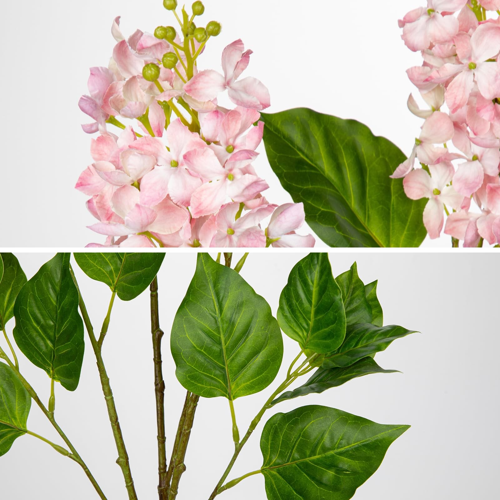 Artificial Lilac Flowers 30″ Tall – Set of 3 Silk Lilac Flower Stems for Home…
