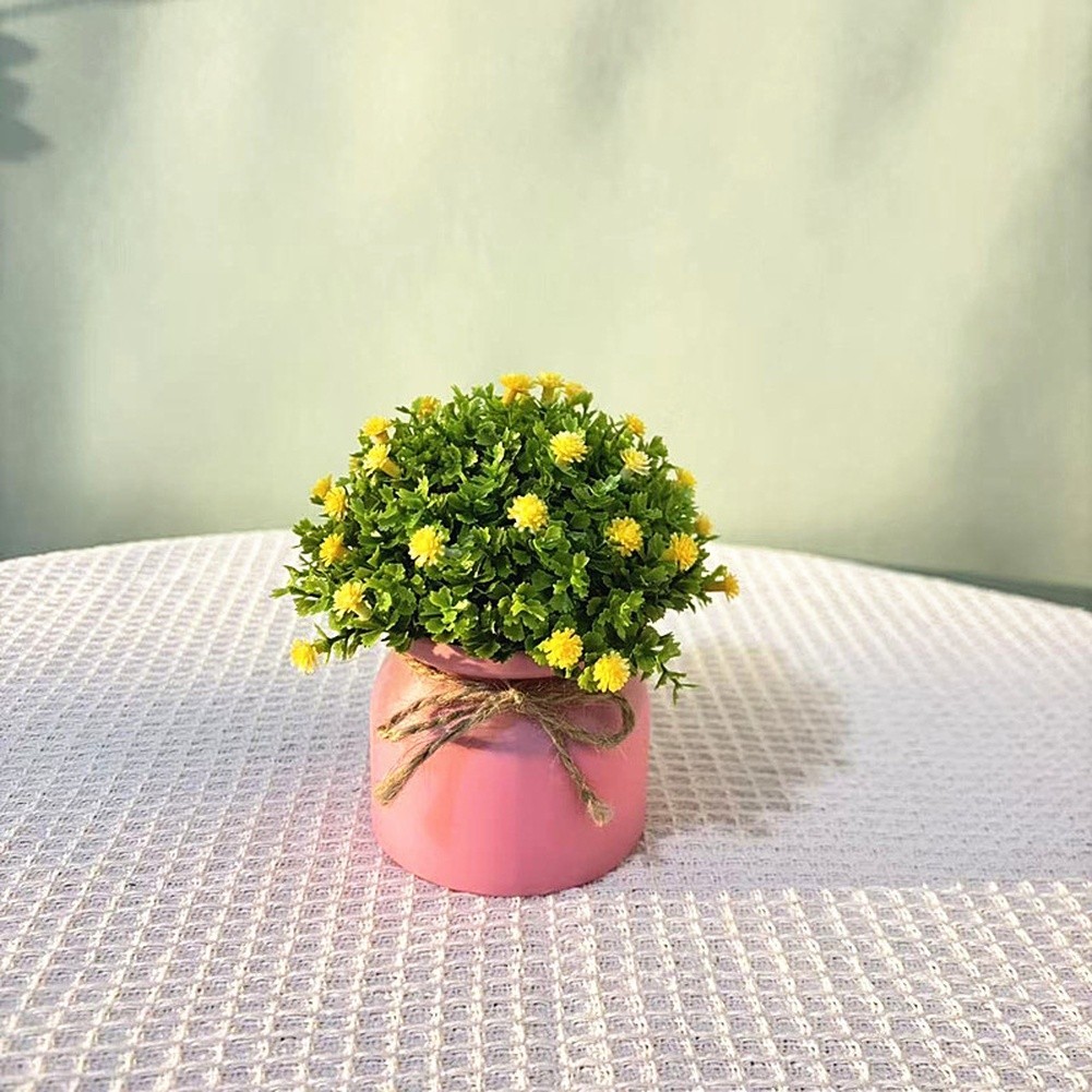 Artificial Gypsophila Flowers in Pot for Home Decor Wedding Photography