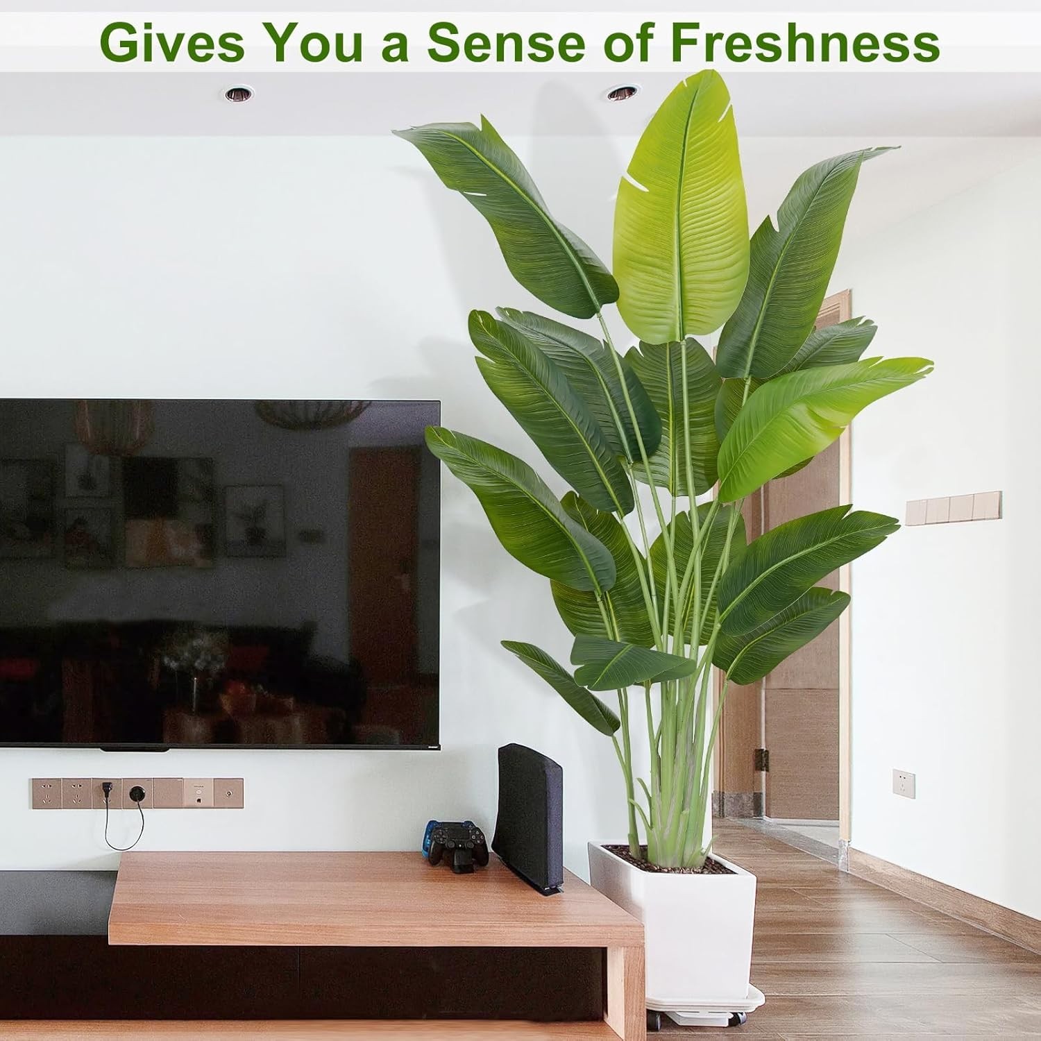 Indoor Silk Floor Plant: Exotic Oasis, Easy Maintenance