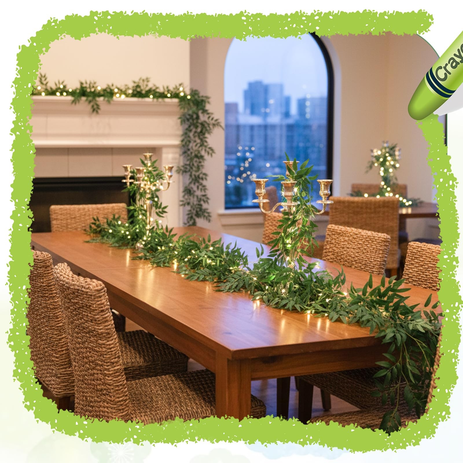 5 Pack 6 ft Artificial Willow Leaves Vine Garland, Hanging Leaves Vines Fake …