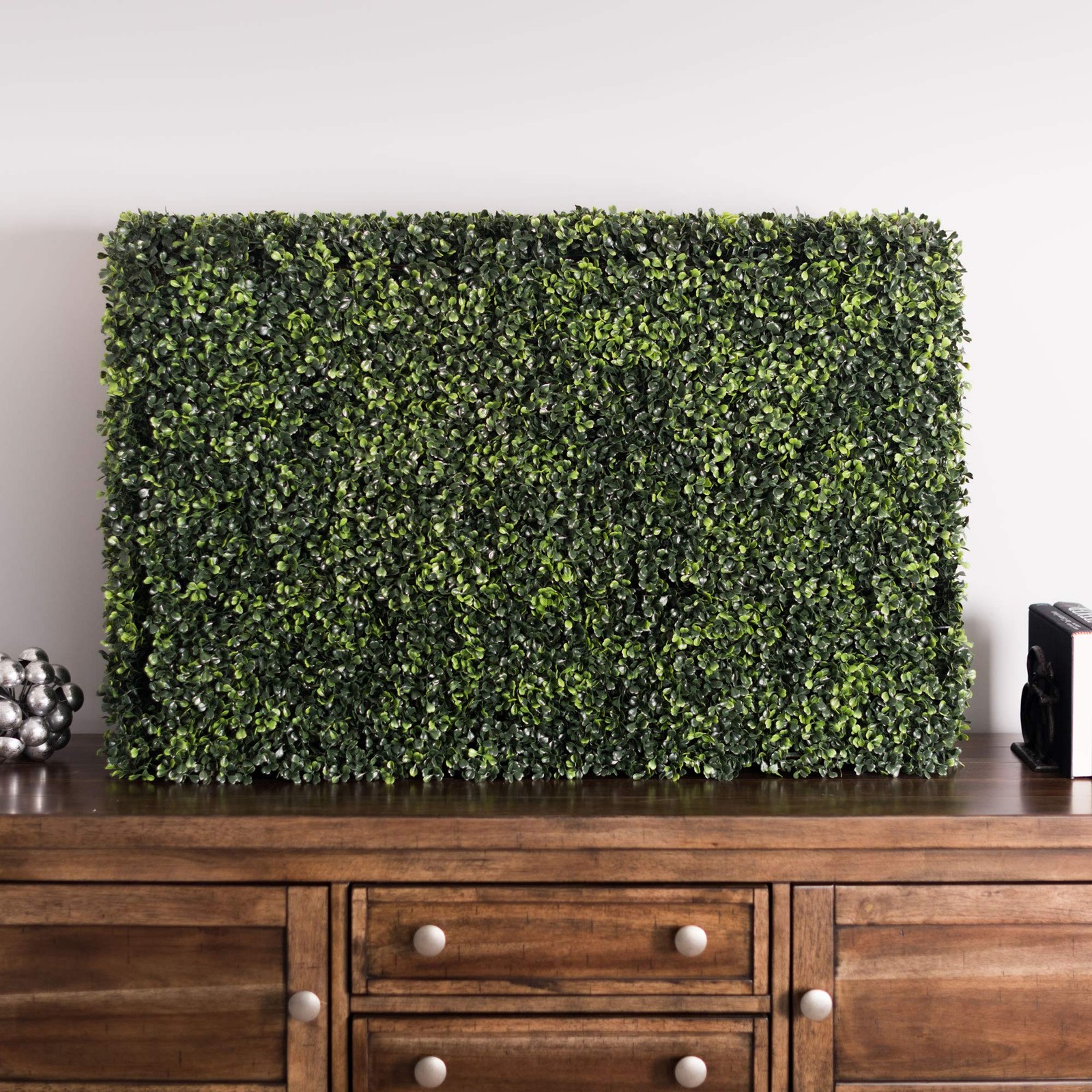 Vickerman Artificial Green Boxwood Hedge.