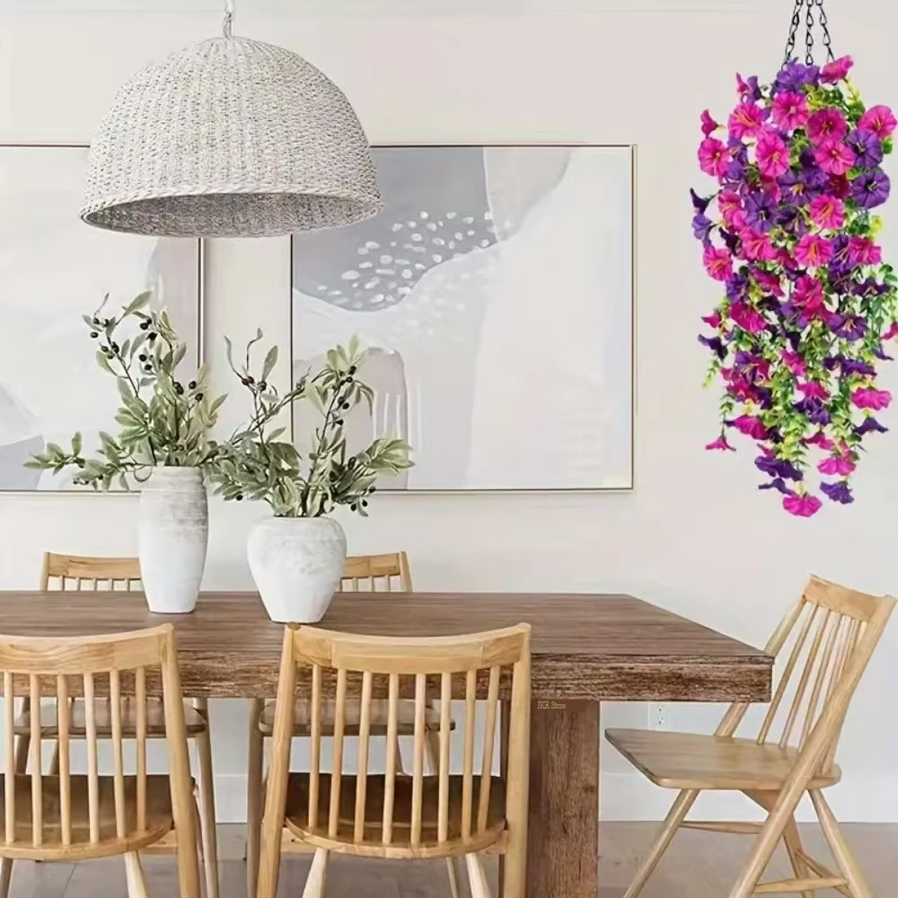 Realistic UV-Resistant Artificial Hanging Flowers for Easter & Weddings