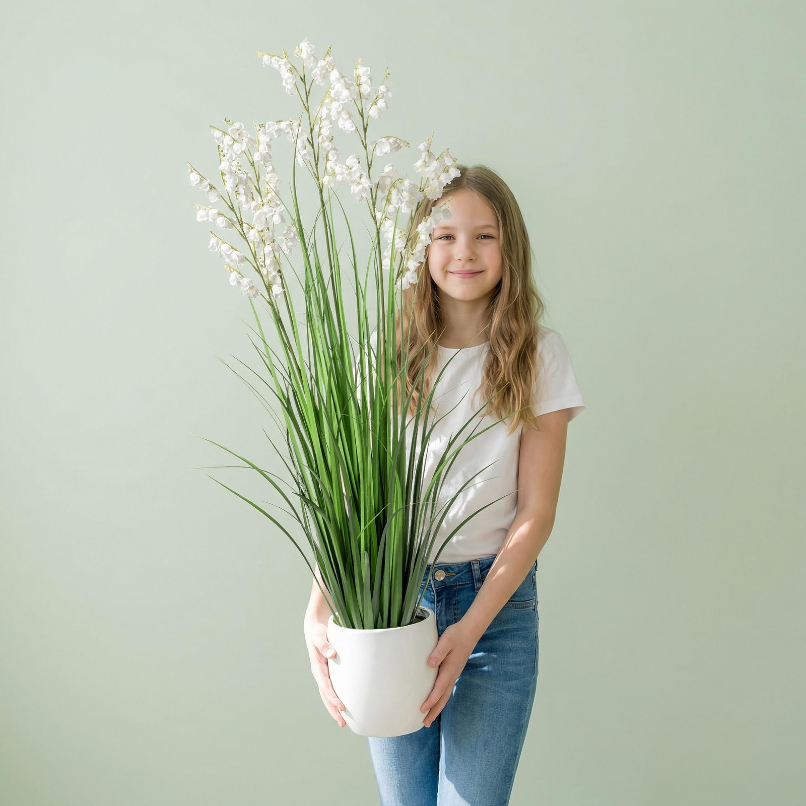 Fake Plants Home Decor Fake Flowers Artificial Plants Outdoor Tall Grass Plan…