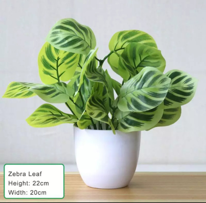 Bonsai Small Tree Fake Flowers Table Potted Ornaments Home Decor Hotel Garden…
