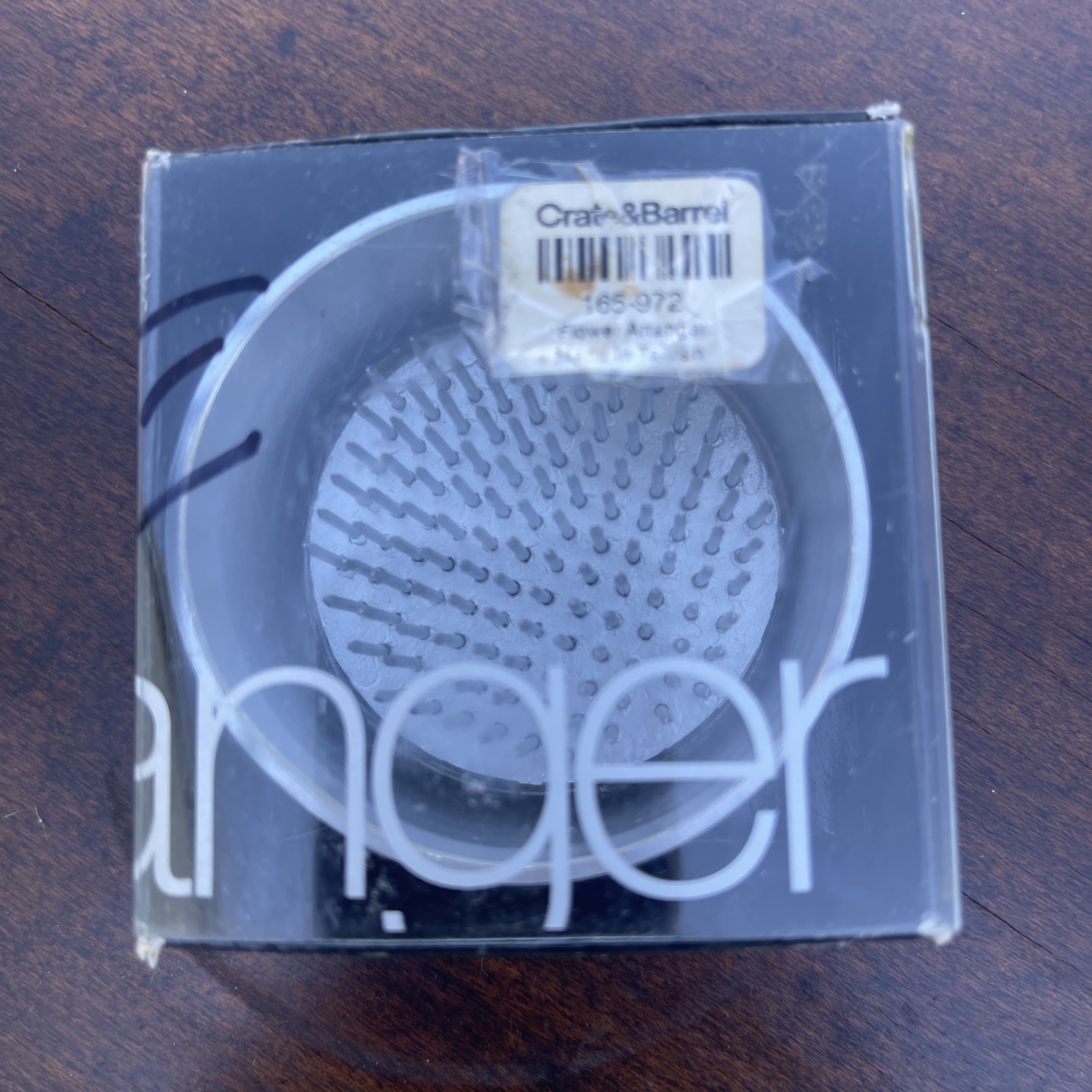 Flower Floral Frog 2.5 Inch Crate & Barrel Round Spiked Aluminum Flower aranger