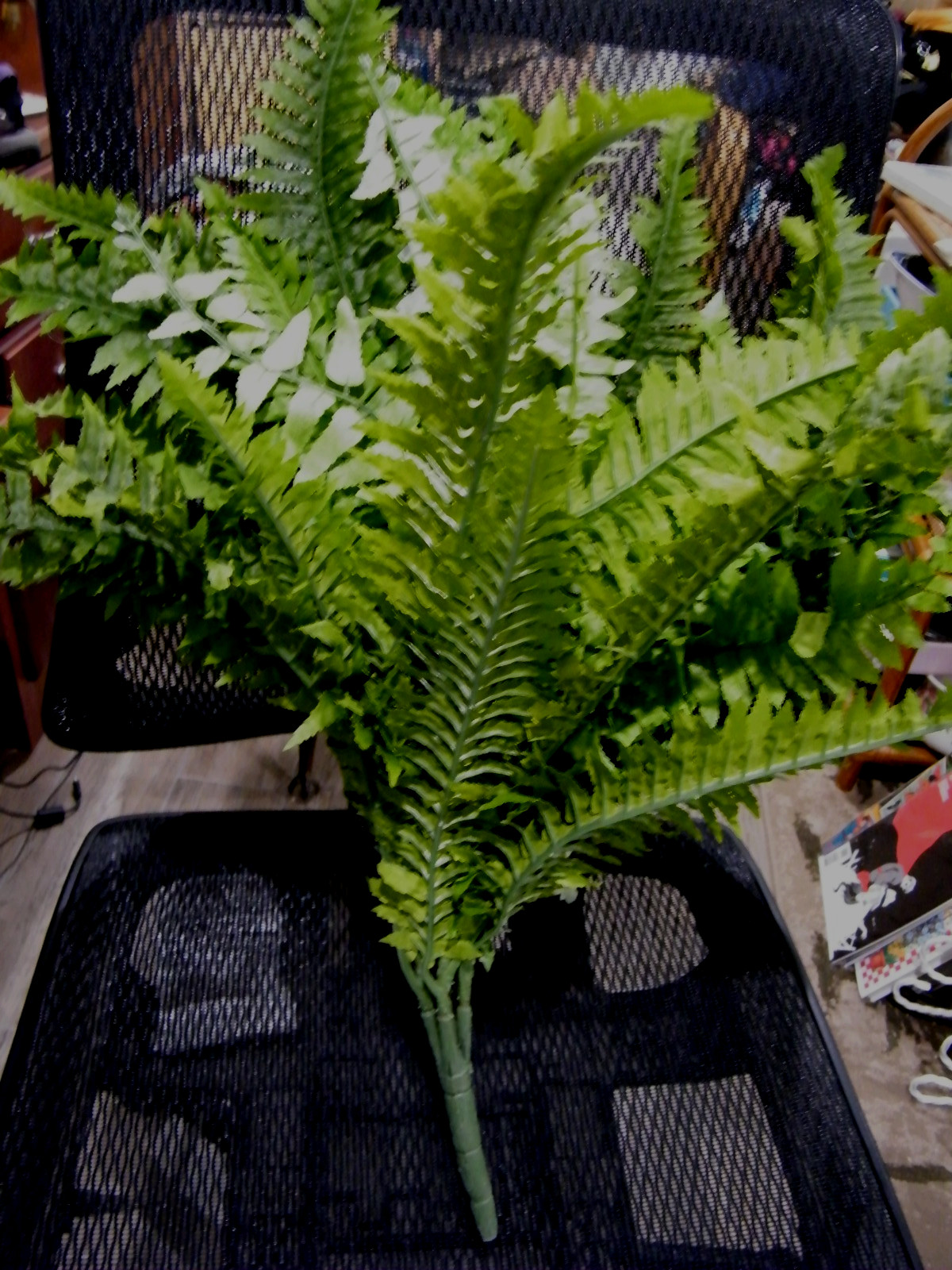 3X NEW ARTIFICAL BOSTON FERN LOVELY HOME DECOR