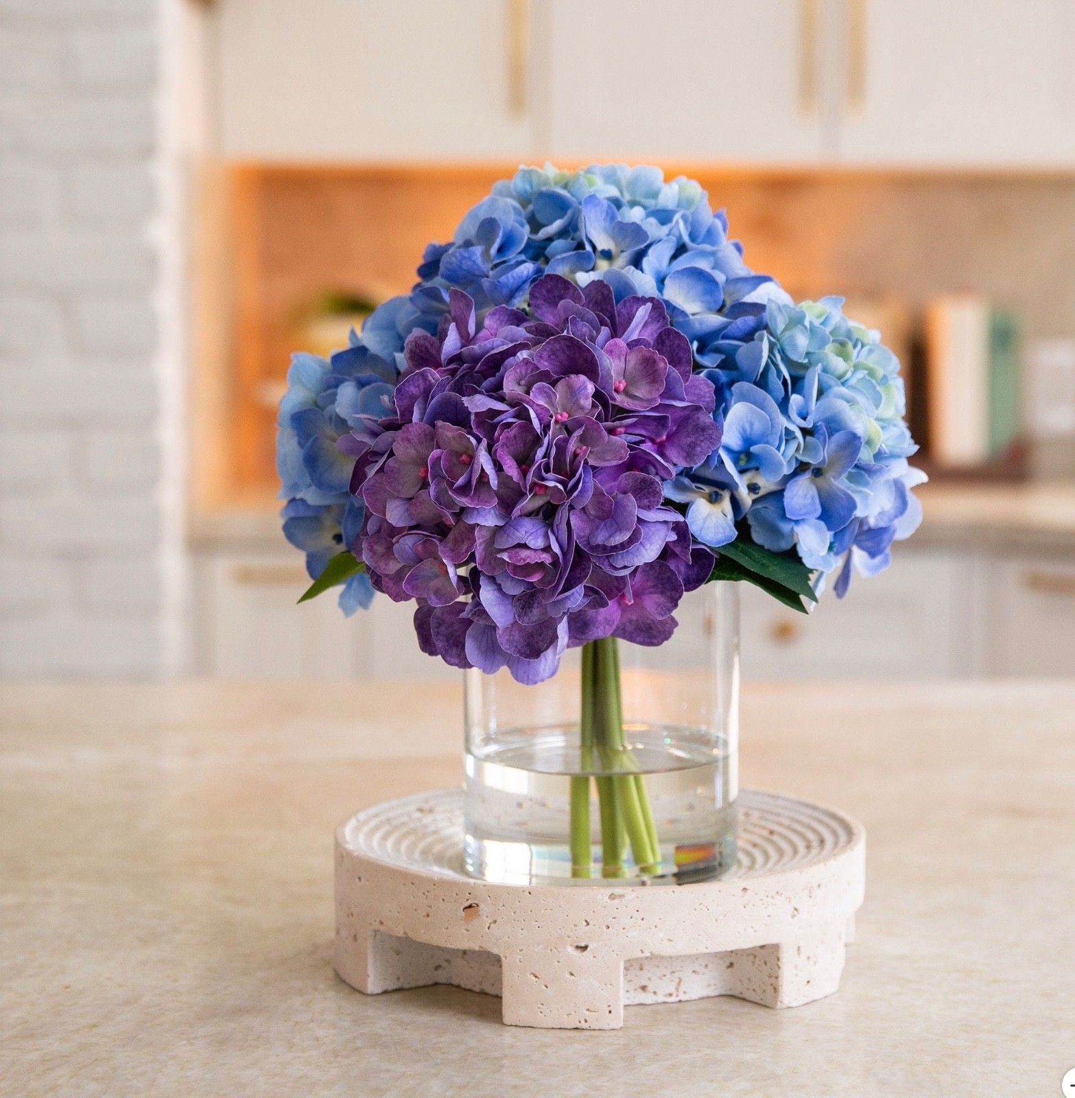 Nearly Natural Faux 12″ Hydrangea Arrangement