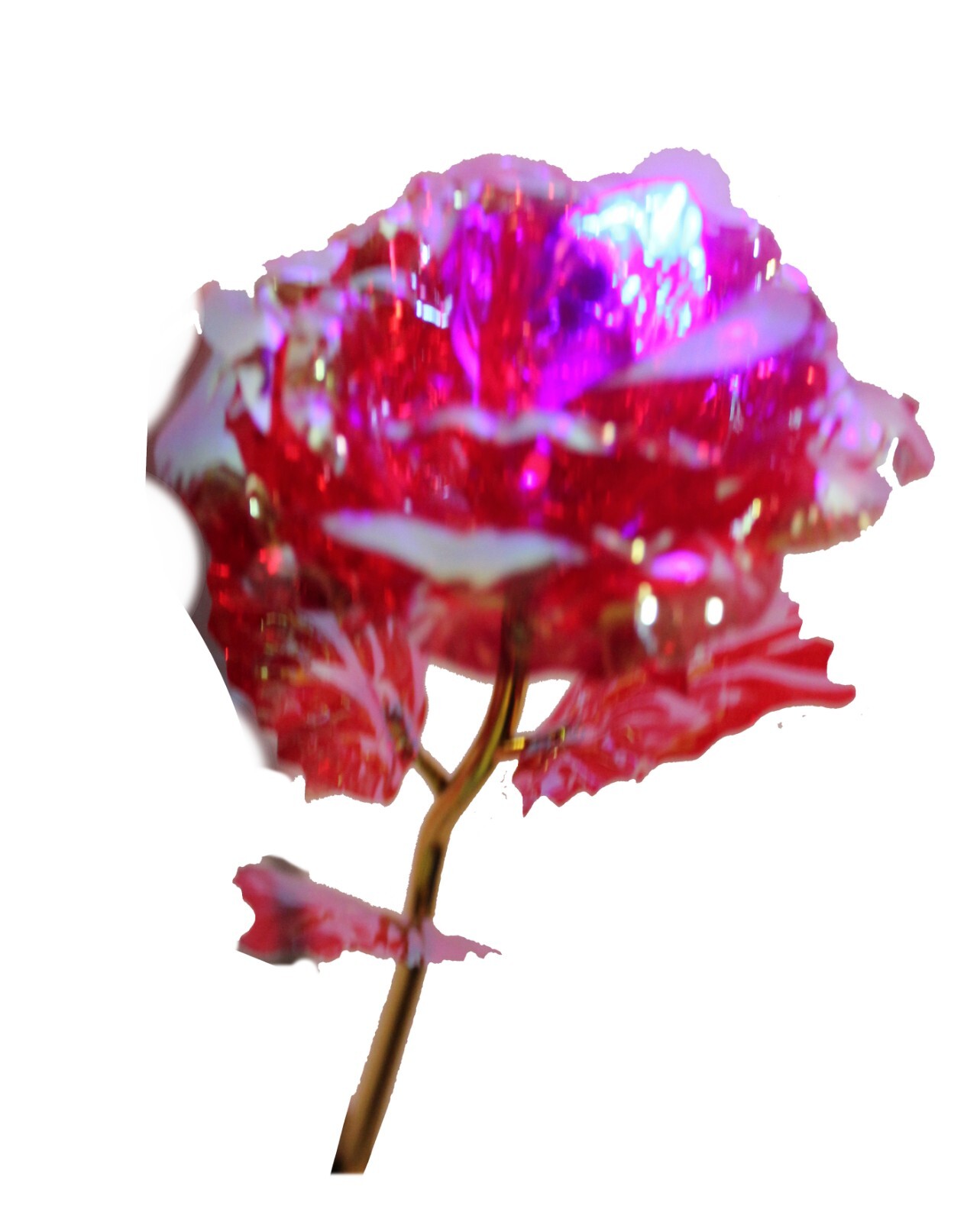 Set of 3 Light Up Roses, 9″ Mothers Day Friendship, Patriotic Love in Gift Box