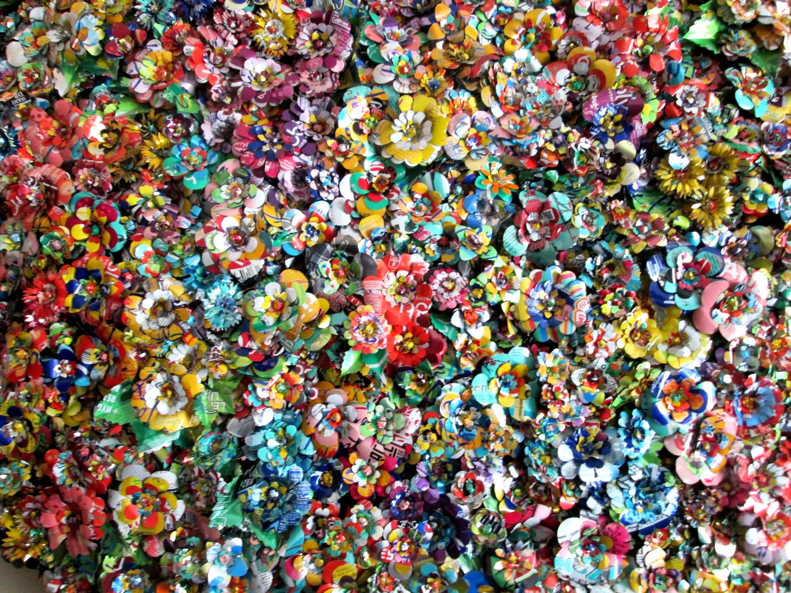 Flower & Butterfly Garland Upcycled (x2 36″) Weddings Gifts Beautiful Decor