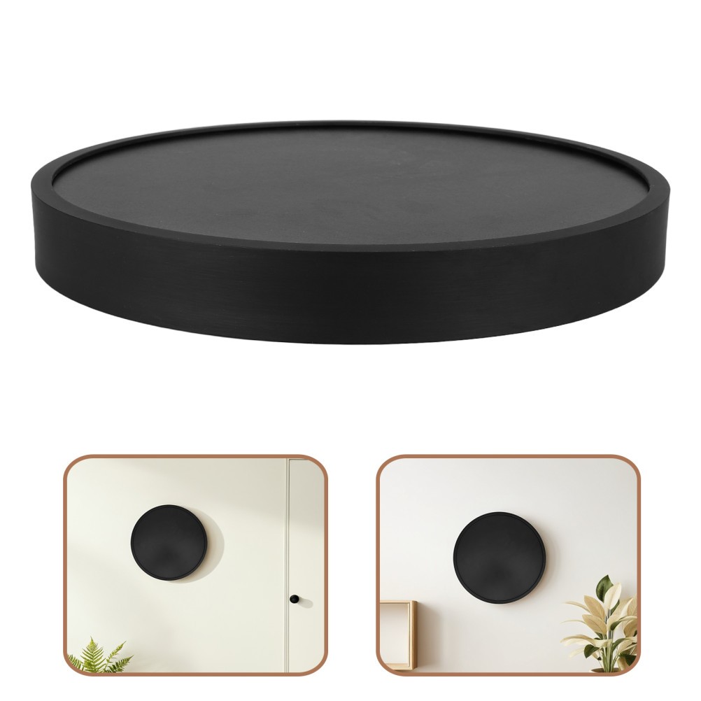 Round Metal Photo Frame – Matte Black Metal Wall Art Picture Frame for Gallery