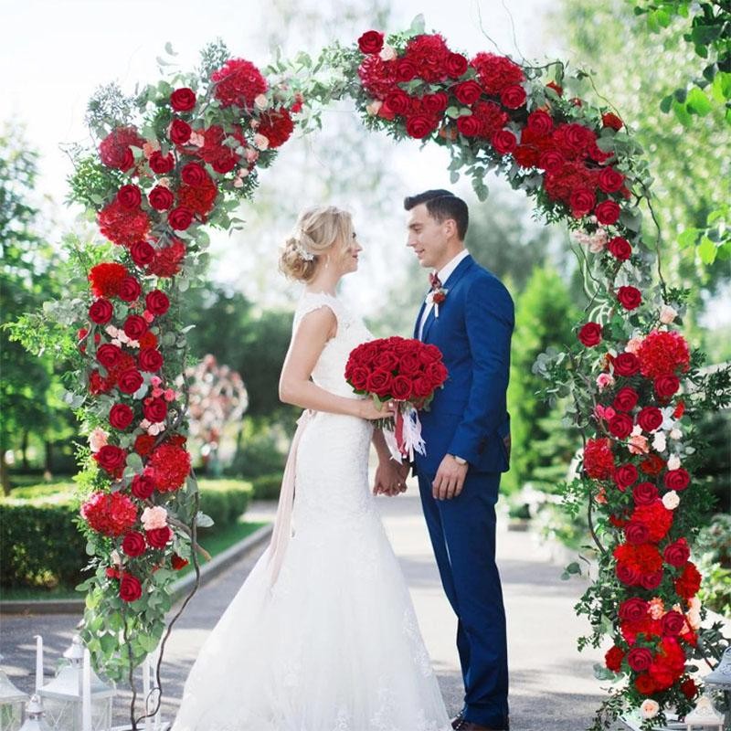 3-20× Red Roses Artificial Flowers Realistic Bouquet Home Decor Valentine Gifts
