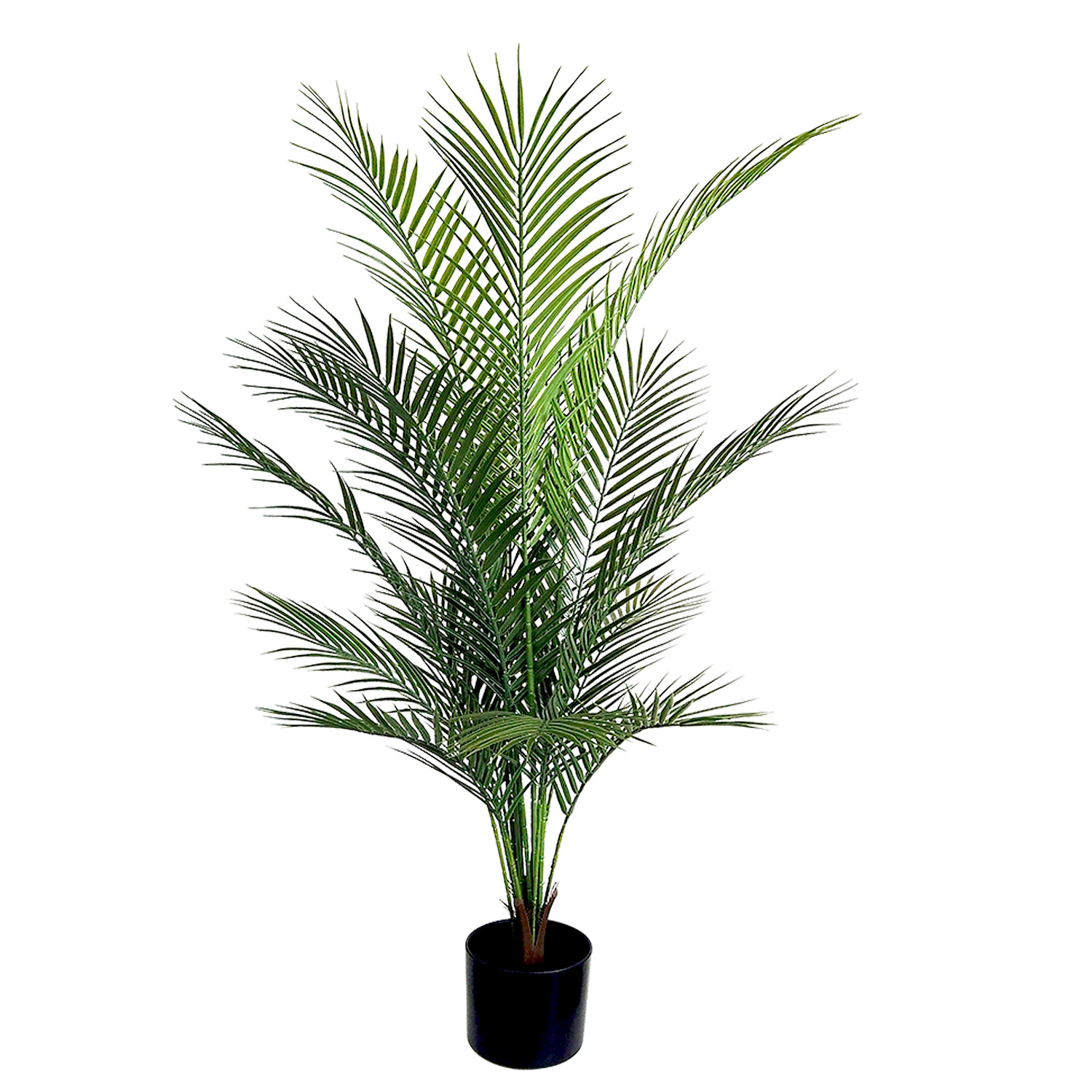 2Pack 120cm Artificial Areca Palm Plant with Black Pot Indoor Balcony Home Decor
