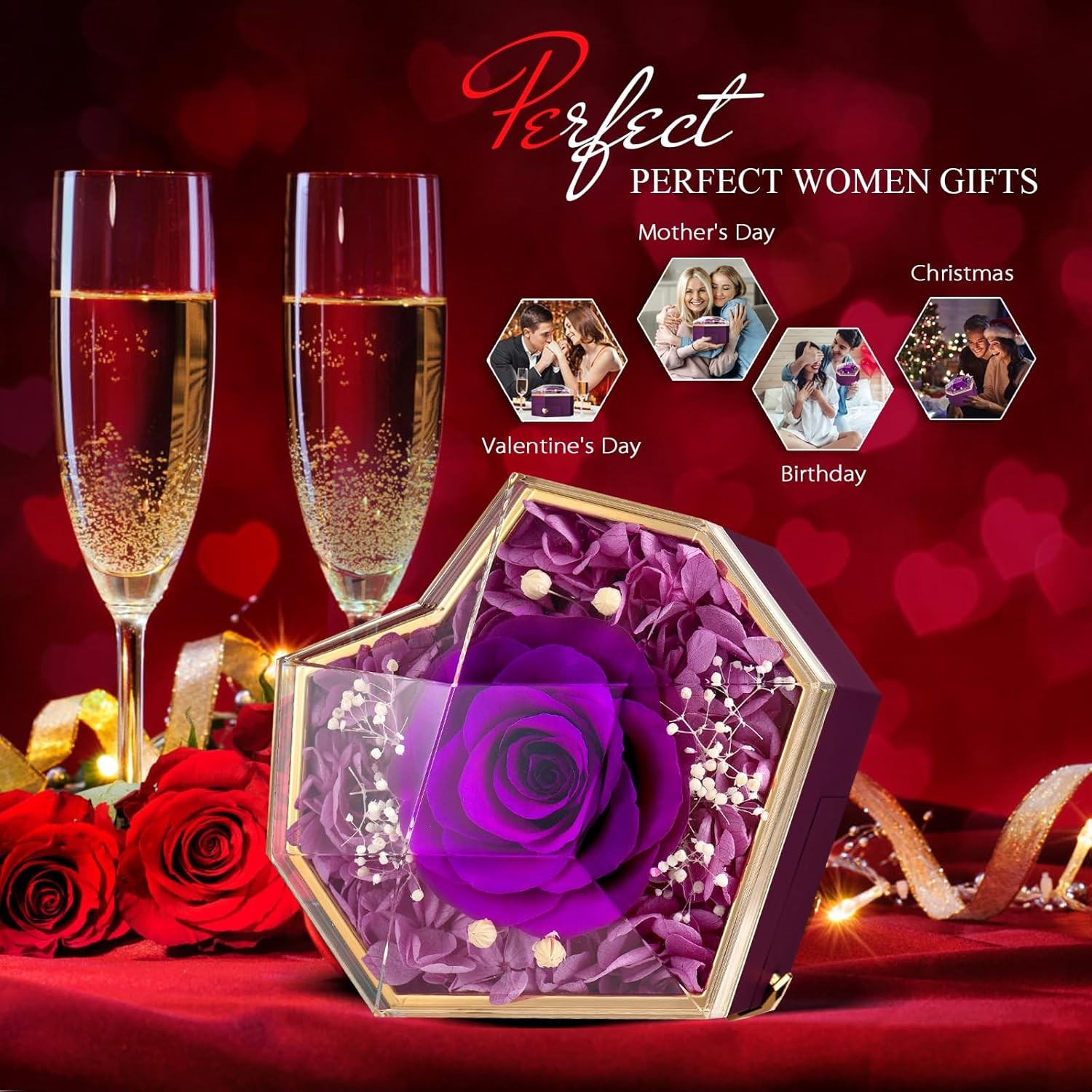 Gifts for Mom, Mothers Day from Husband Daughter Son, Birthday Women Wife Gifts