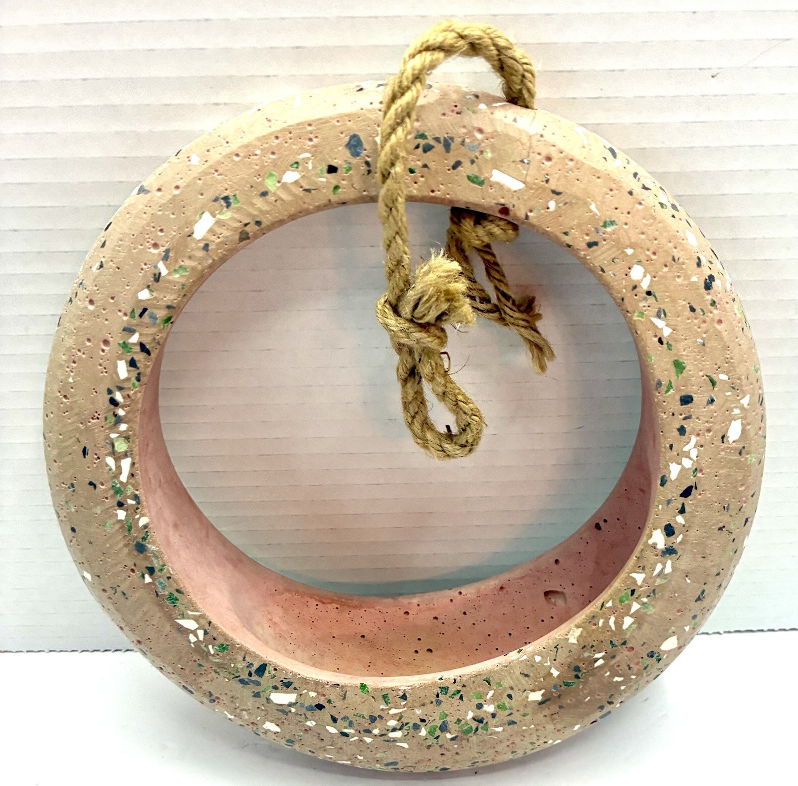 Project 62 Circular Hanging Wall Planter MCM Style Air Plant Succulents