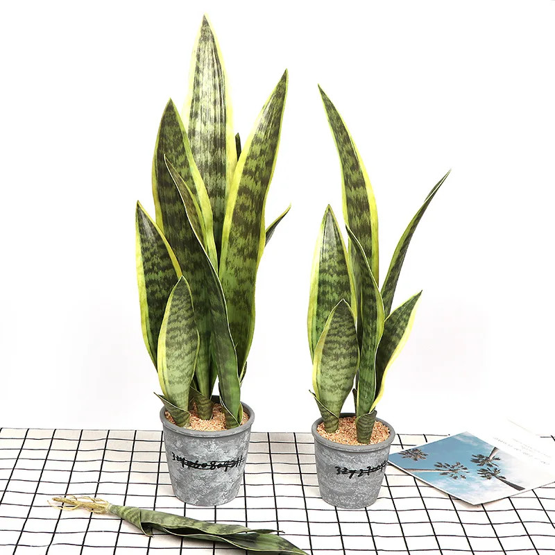 Artificial Succulents Realistic Indoor Outdoor Aloe Vera Tropical Fake Plants