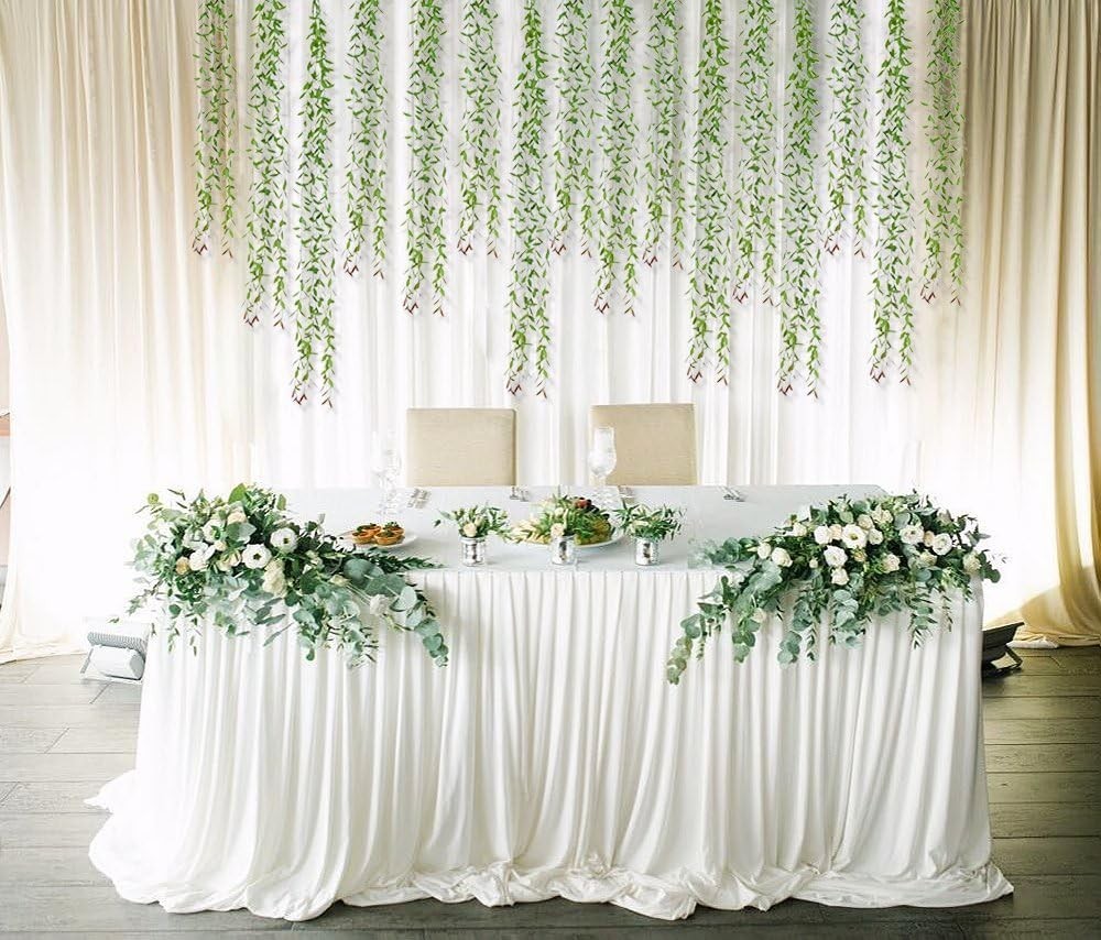 Naturalistic 6PCS Artificial Greenery Vines – Durable Decor for Any Occasion